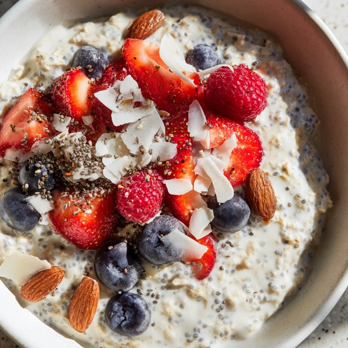Overnight Oats Berries Chia