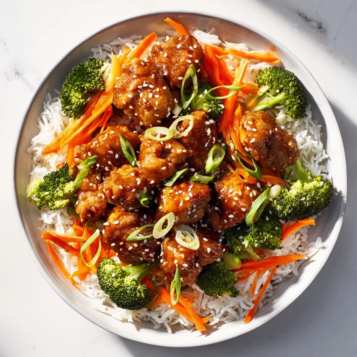 Quick and easy 20-minute chicken teriyaki bowls: tender chicken and vibrant veggies over fluffy rice.