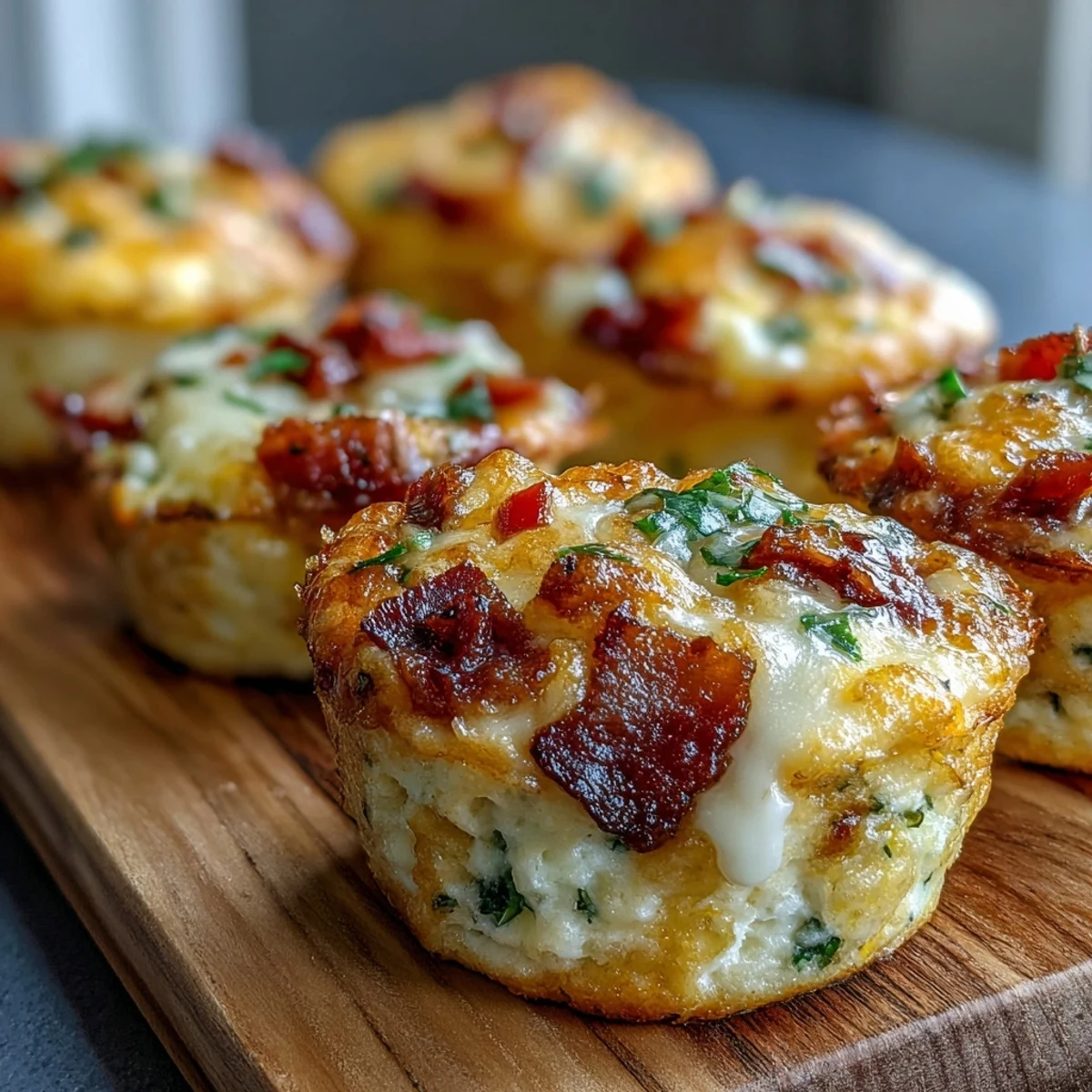 Freshly baked gluten-free Breakfast Egg Muffins packed with protein, perfect for a handheld breakfast on busy weekday mornings.