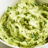 Creamy Avocado Lime Dip served with colorful vegetable crudités and crunchy tortilla chips on the side.  