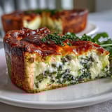 Elegant baked quiche featuring tender asparagus and creamy Brie in a flaky crust.  