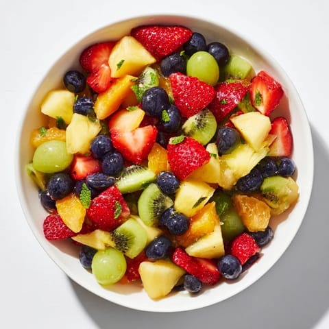 Refreshing Fruit Salad Honey-Lime