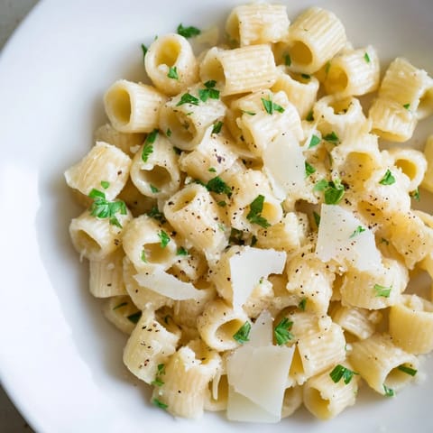 One-Pot Garlic Butter Ditalini