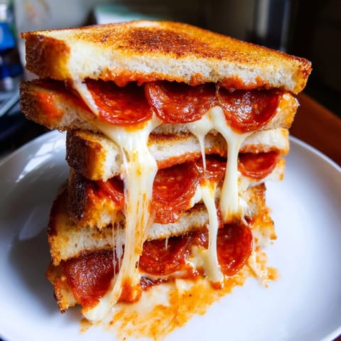 Pizza Grilled Cheese Sandwich