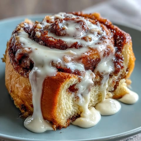 Delicious banana bread cinnamon rolls, golden baked with gooey filling, perfect for breakfast or dessert.  