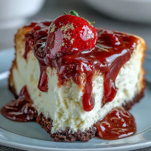 1. Decadent Dubai chocolate strawberry cheesecake cups with a rich chocolate biscuit base, creamy vanilla filling, and fresh strawberry topping.  