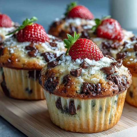 Strawberry White Chocolate Muffins