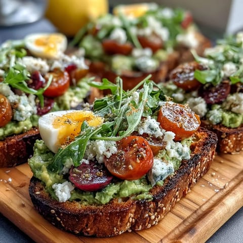 Spring Brunch Avocado Toast
