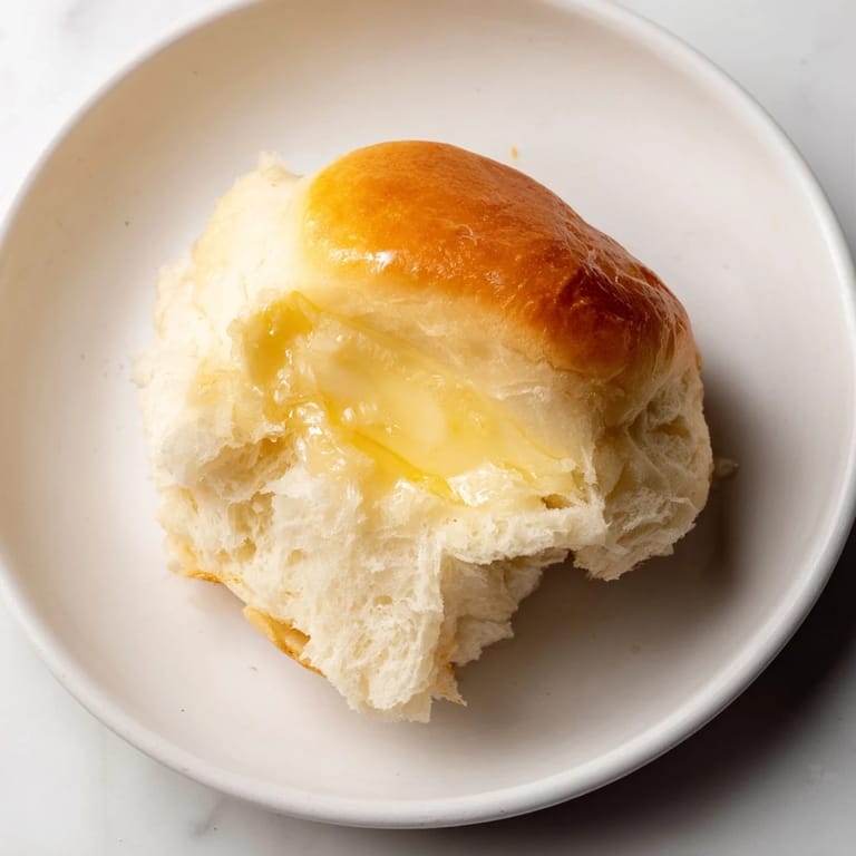 Warm, buttery Quick-Rise Dinner Rolls, perfect alongside any American family dinner this evening.
