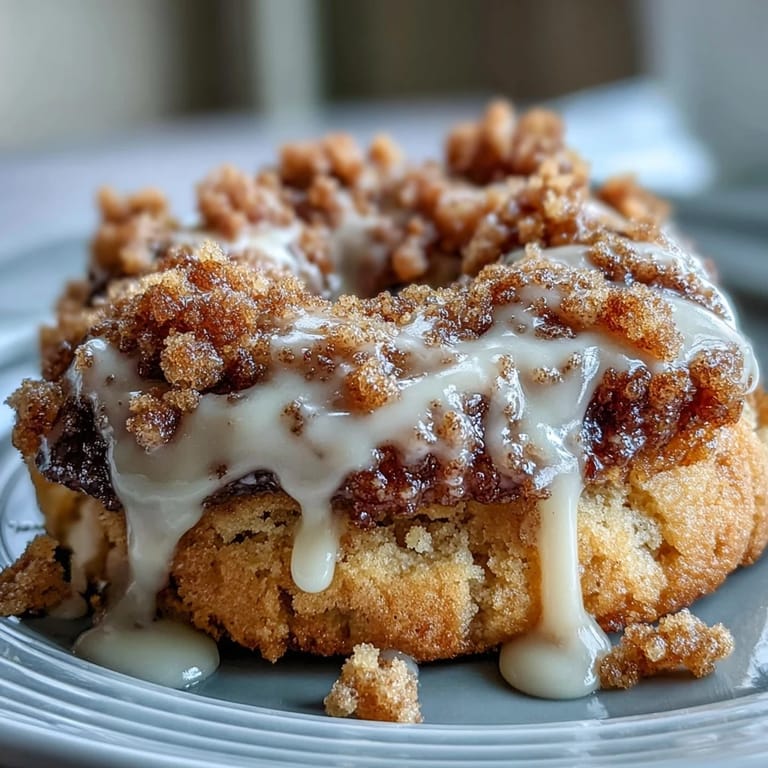 Delicious Gilmore Girls coffee cake cookies baked golden, generously filled with cinnamon streusel, and finished with vanilla glaze.