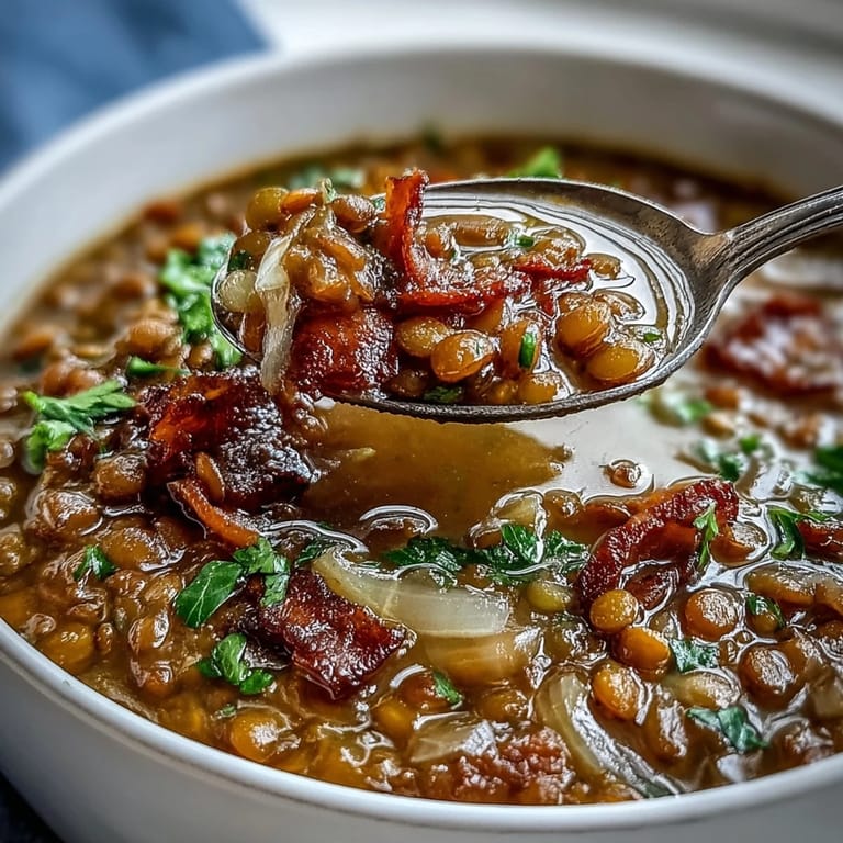 Rich and flavorful one-pot ham, onion, and lentil stew—a satisfying gluten-free meal perfect for chilly evenings.