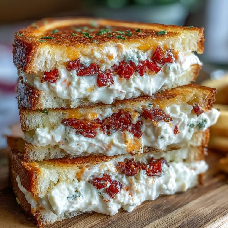 Classic Southern tea sandwiches filled with rich, tangy pimento cheese spread, ideal for afternoon entertaining.