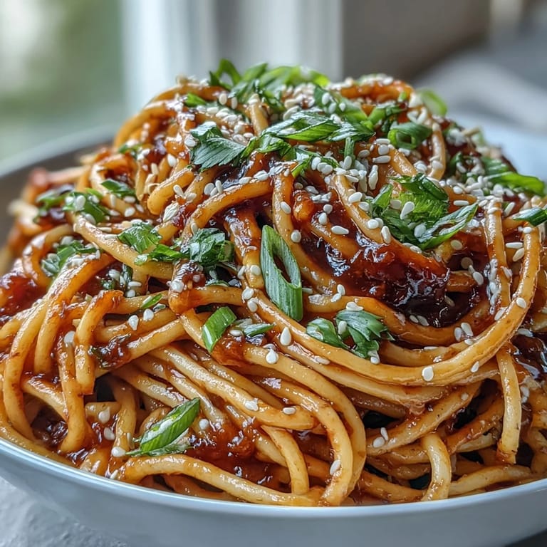 Creamy, flavorful gochujang butter pasta recipe ready to be devoured.