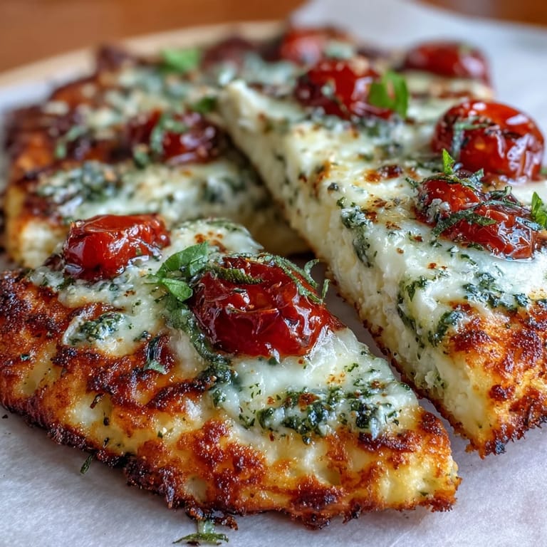 Enjoy this easy viral cottage cheese flatbread, a delicious vegetarian appetizer.