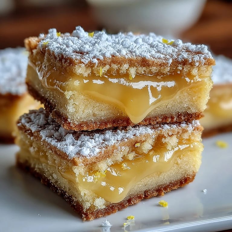 Delicious Lemon Bar Cookies, soft, tangy, and dusted with sweet powdered sugar, ready to enjoy.