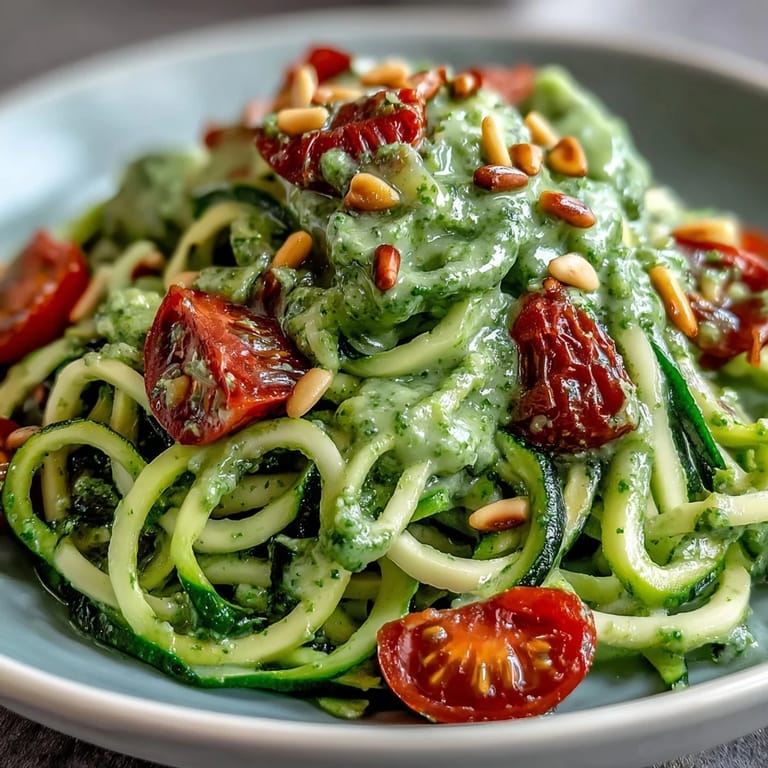 See Zucchini Noodles with Avocado Pesto, a quick, satisfying vegan dish bursting with flavor.