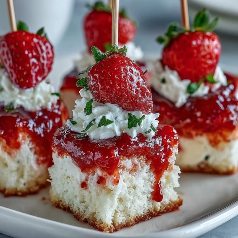 Delectable shortcut to classic strawberry shortcake, perfect for parties and gatherings.