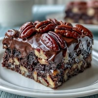 Decadent Kentucky Derby Chocolate Pecan Tart with rich chocolate filling and crunchy pecans baked in a buttery pastry crust.