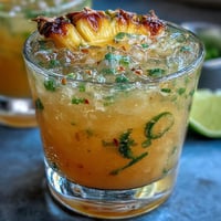 Vibrant Pineapple Jalapeño Agua Fresca with fresh pineapple and a spicy jalapeño kick.